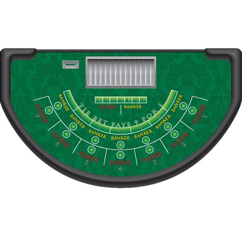 mini baccarat table layout